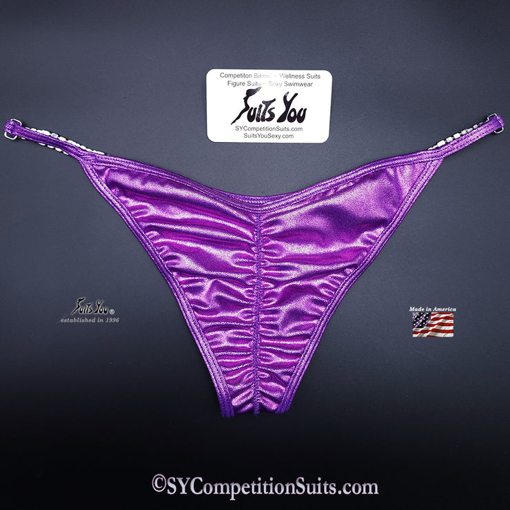 HALF OFF Competition Bikini, Purple Iridescent Mist