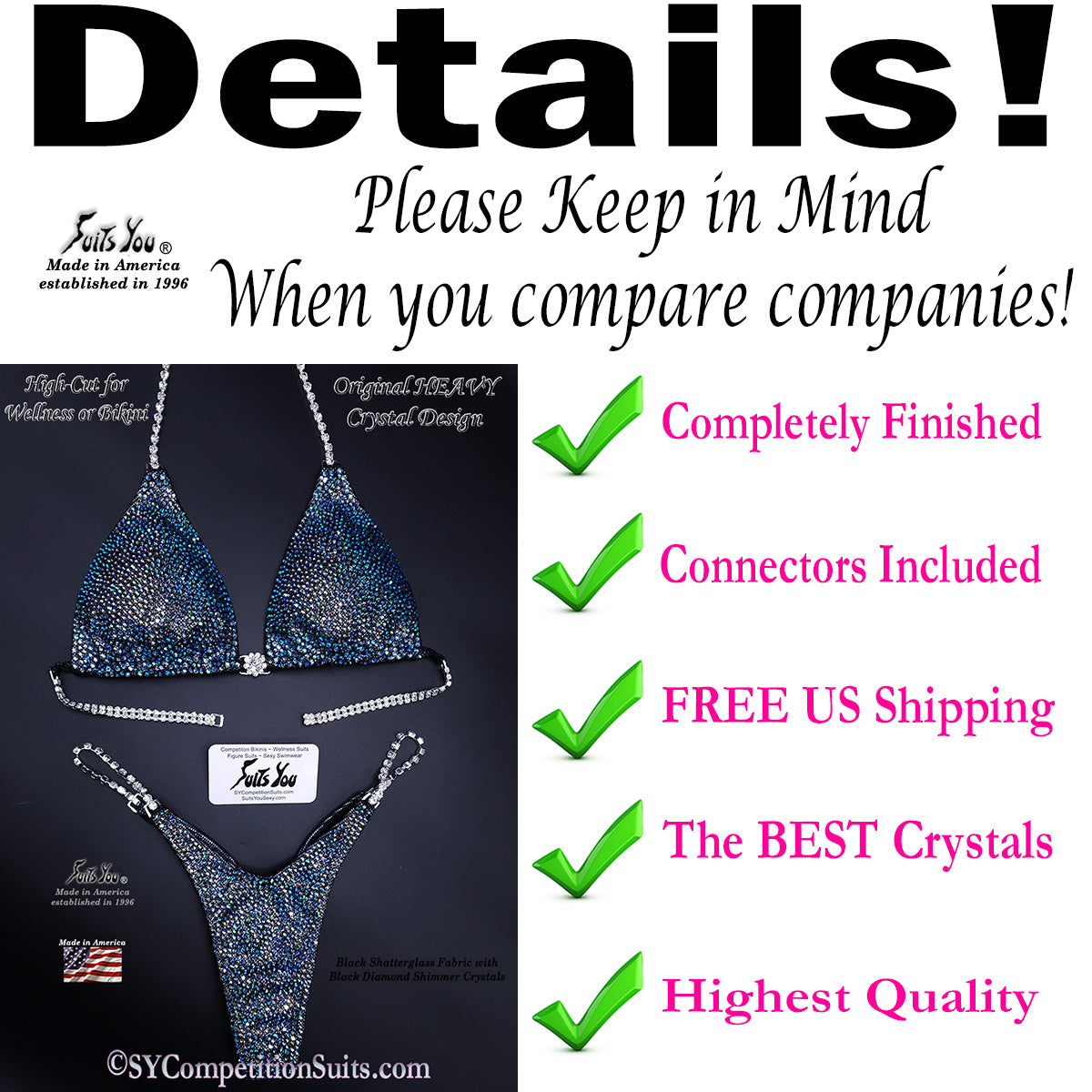 Competition Bikini Details
