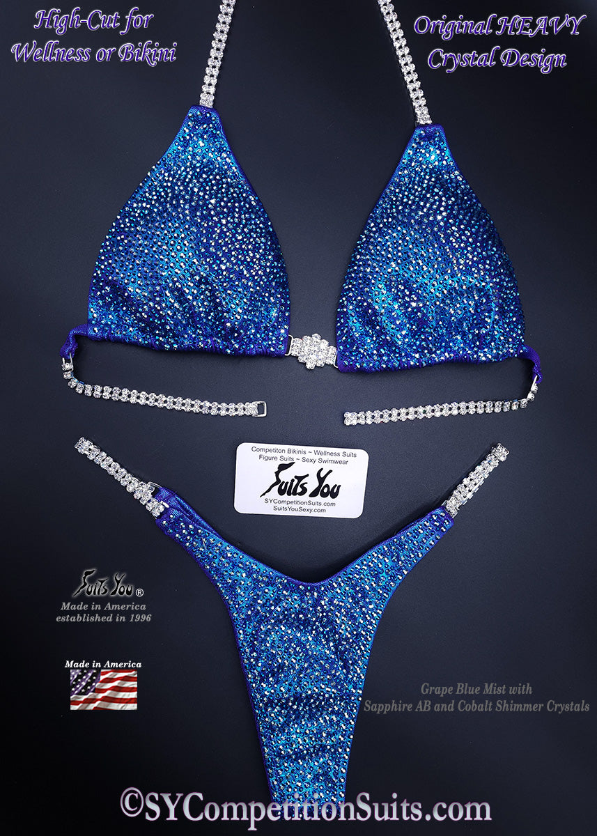 In Stock Competition Bikini, Grape