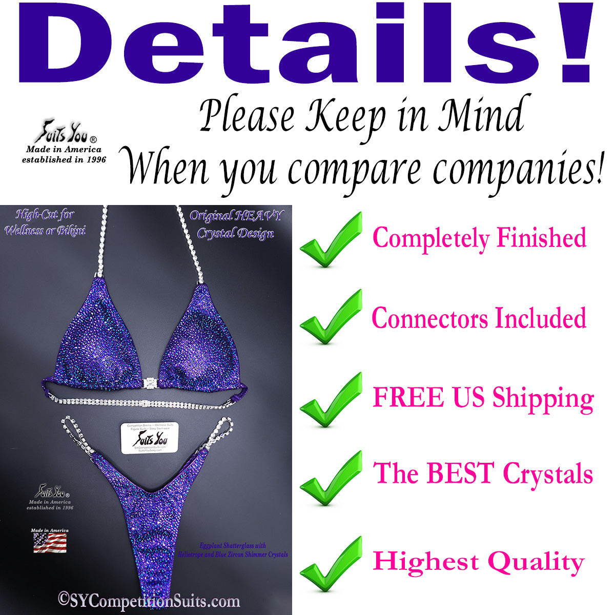 In Stock Competition Suit details