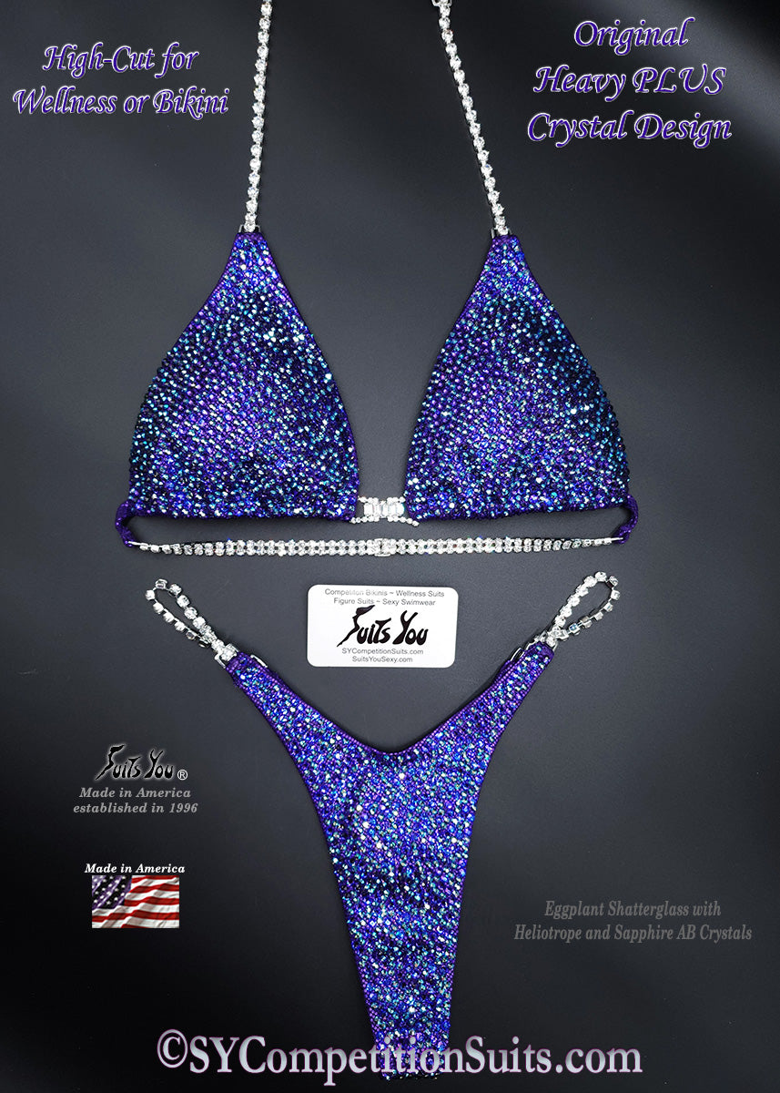 In Stock Competition Suit, full bling