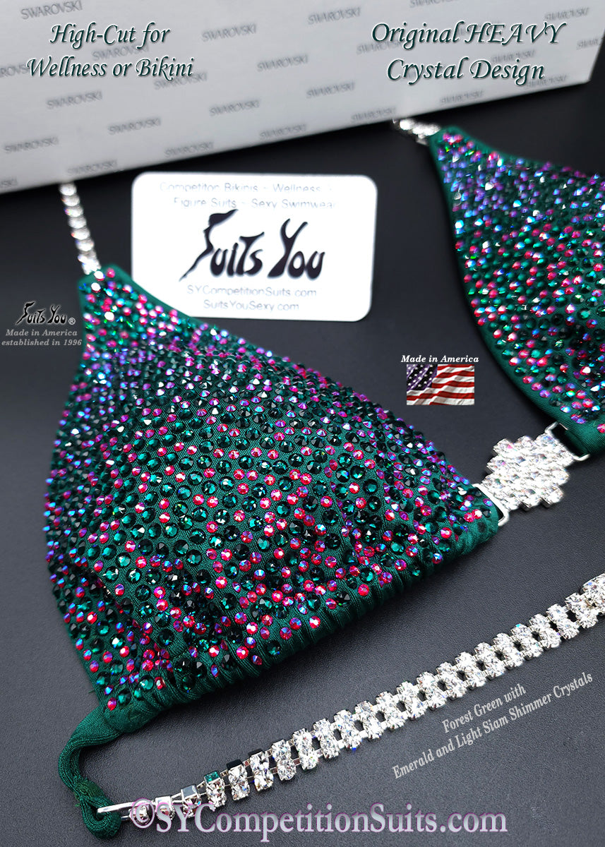 Forest Green In Stock Competition Suit