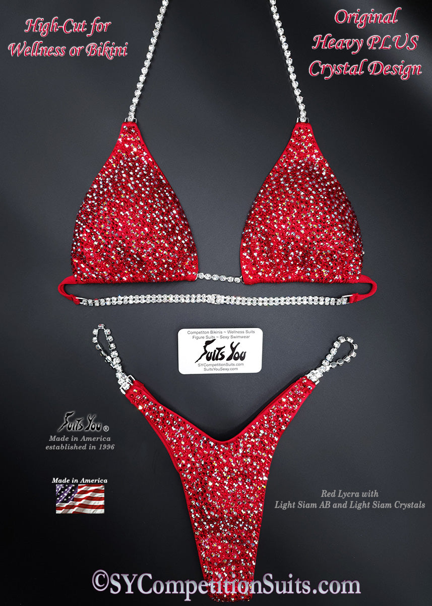 Red in stock competition suit, , red 2t for npc ifbb