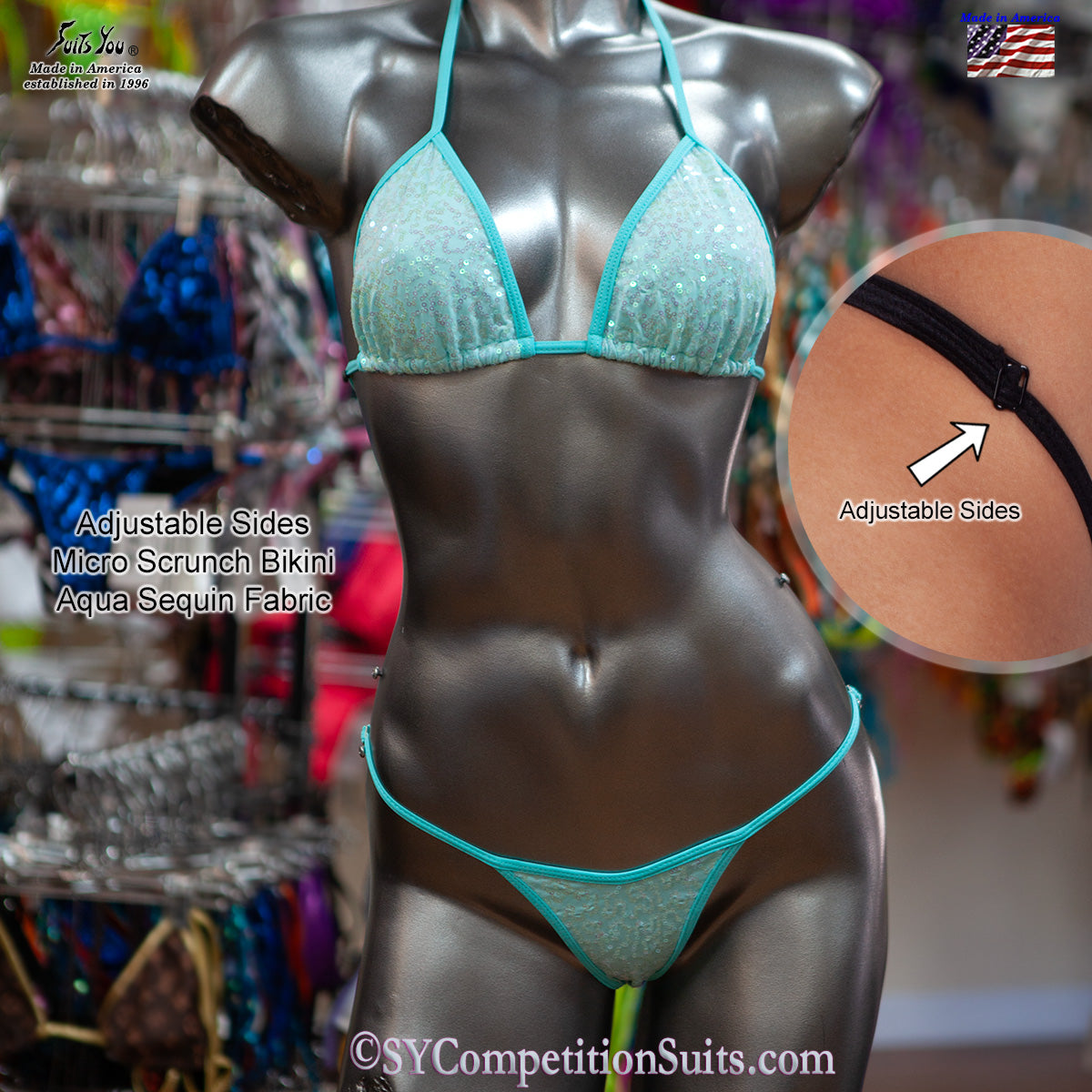 Sequin posing suits for bodybuilding competition for npc ifbb