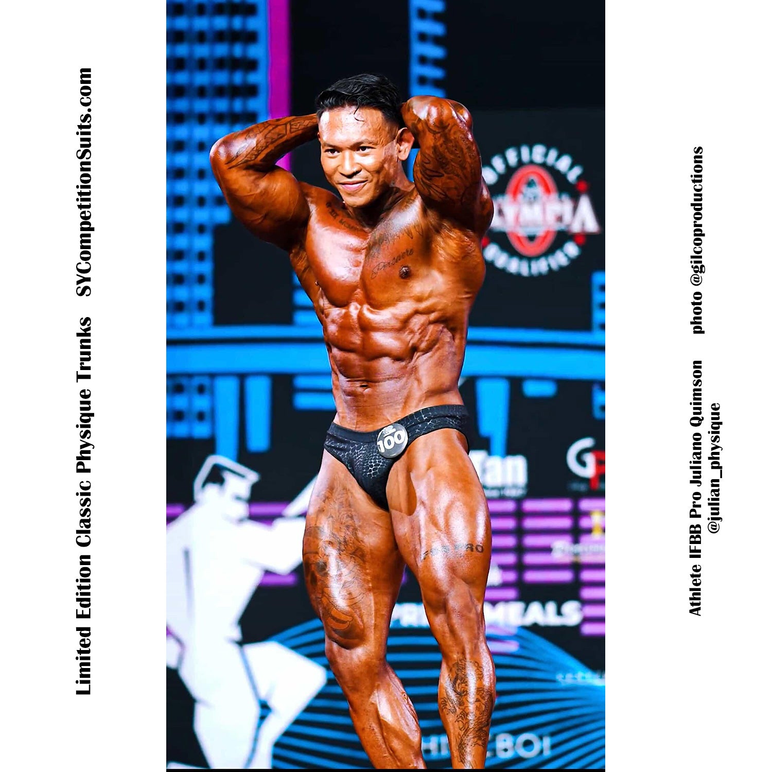 Pro Cut Classic Physique Trunks, Limited Edition.