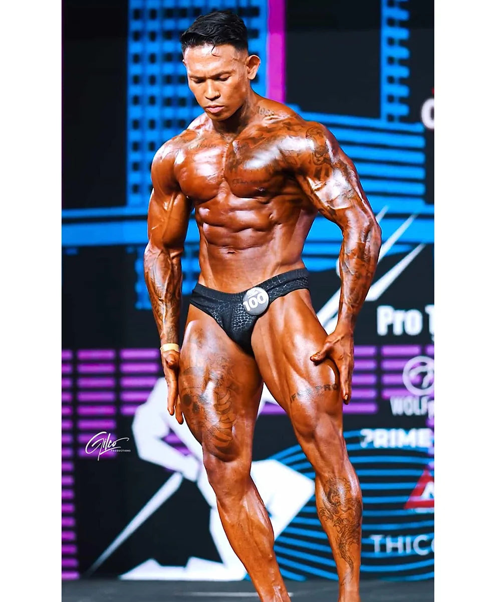 PRO Cut Classic Physique Trunks Limited Edition in premium hologram, handcrafted in Clearwater Florida