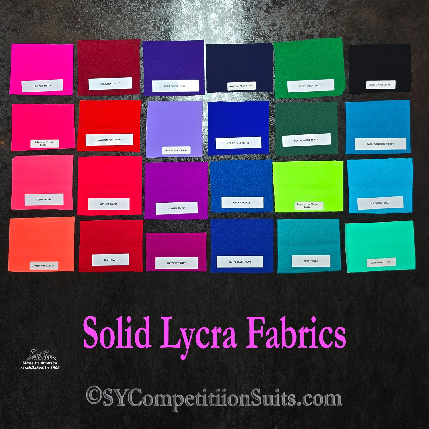 Custom Competition Bikinis, solid Lycra Fabrics