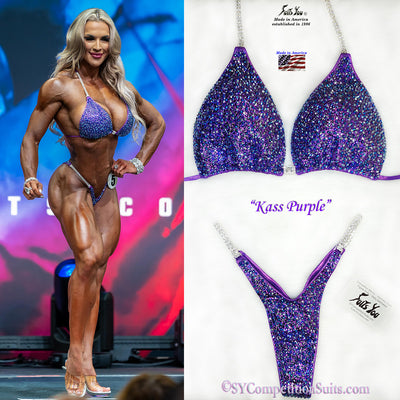 Kass Purple Wellness Competition Suit, 2023 Arnold