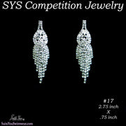 Competition Earrings 6 Medium Styles to choose from.