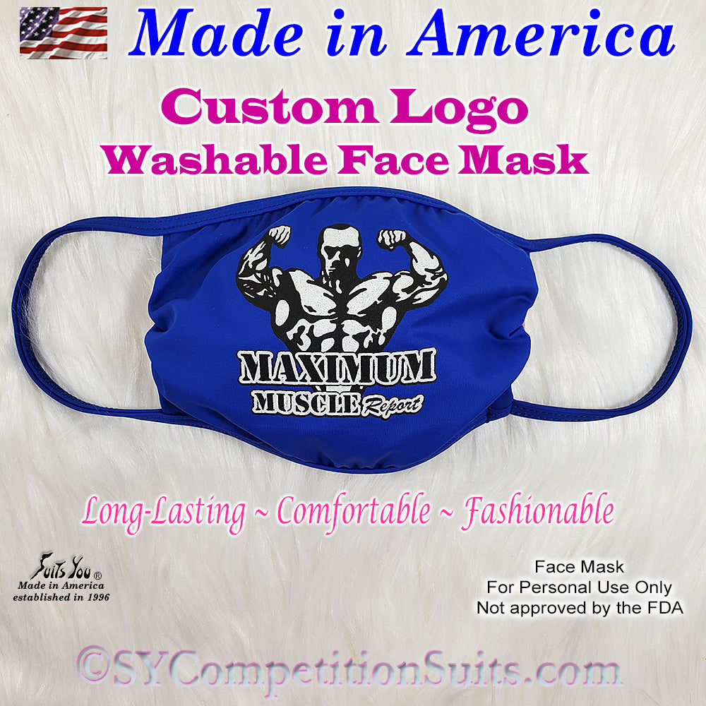Custom face mask with your logo.