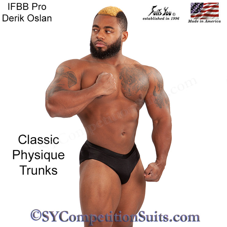 Men's Classic Physique Trunks, NPC or IFBB Trunks