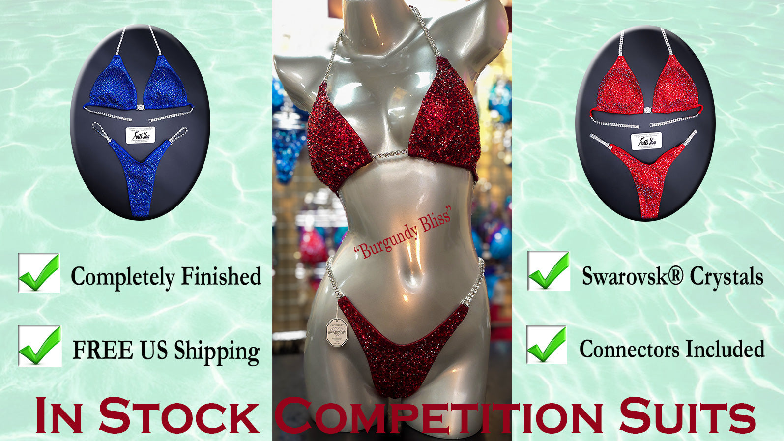 Combinaison de pose de compétition bikini style russe classe Combinaison de pose de compétition bikini style russe classe