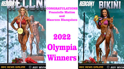 2022 Olympia Winners