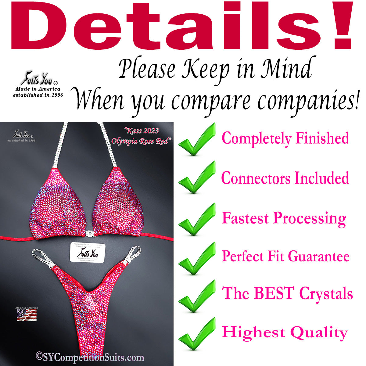 Kassandra Gillis 2023 Olympia Suit Details