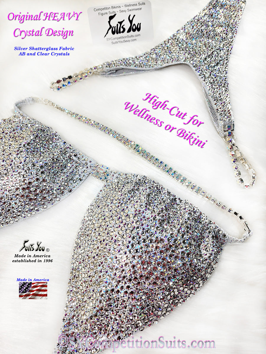 White Wellness Suit or High-Cut Competition Bikini