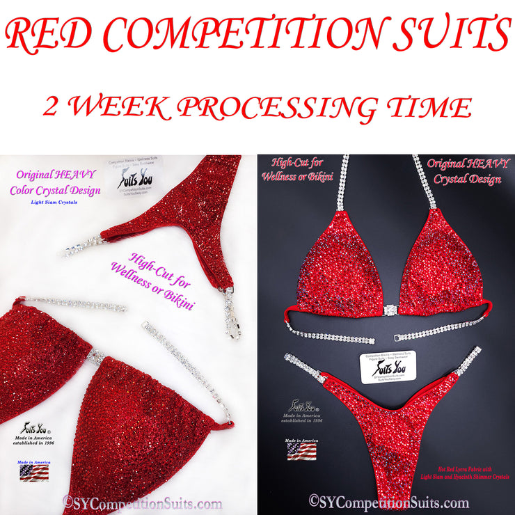 Red Competition Suits