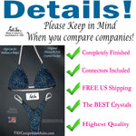 Black Competition Bikini Details