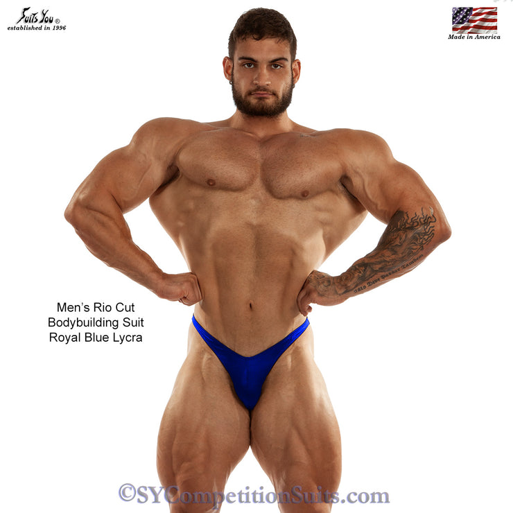 Bodybuilding Trunks, Royal Blue