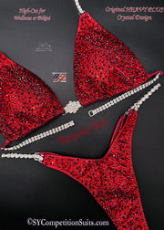 NEW Burgundy Bliss Crystal Design.