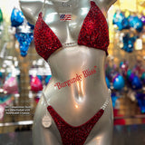 NEW Burgundy Bliss Crystal Design.