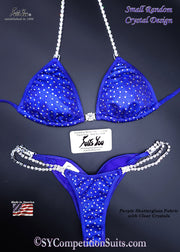 Competition Bikini Sale, Royal Blue Fabric