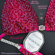 Fire and Ice Crystal Competition Suit