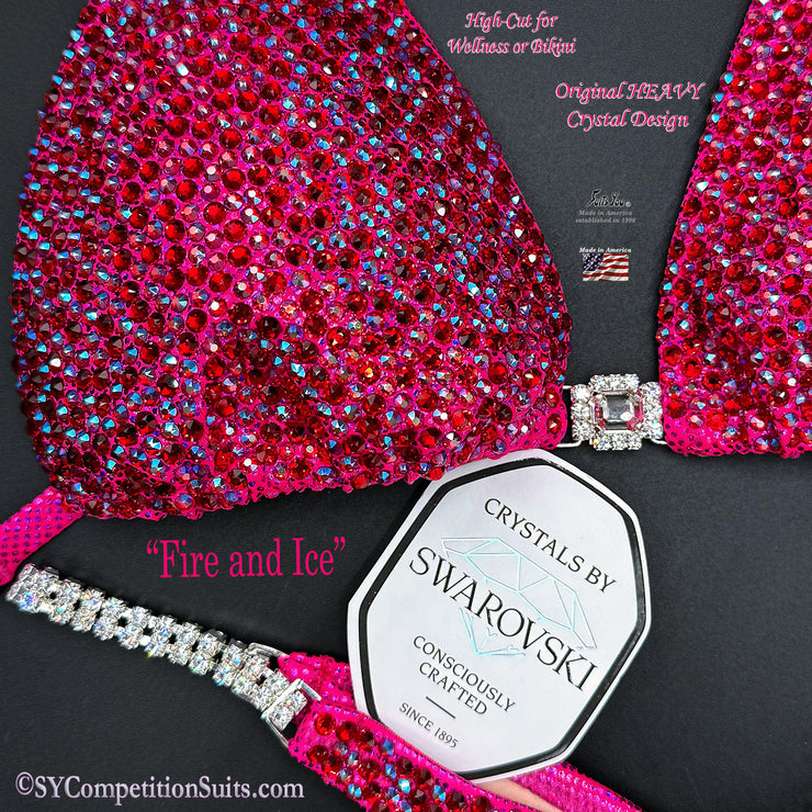 Fire and Ice Crystal Competition Suit