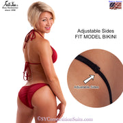 Fit Model Bikini, Burgundy