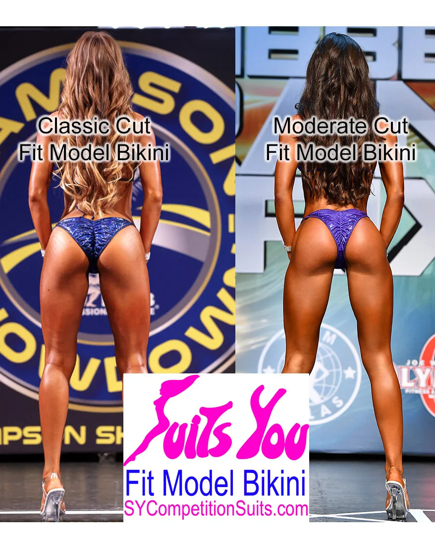 Fit Model Bikini Bottom Cuts, NPC and IFBB compliant. 