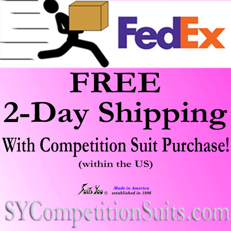 Free shipping on competition suits