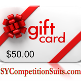 Suits You Competition Suits $50.00 Gift Card