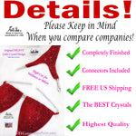Red Competition Suit Details