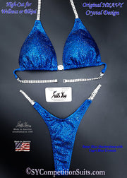 In Stock Competition Bikini, Blue Blue
