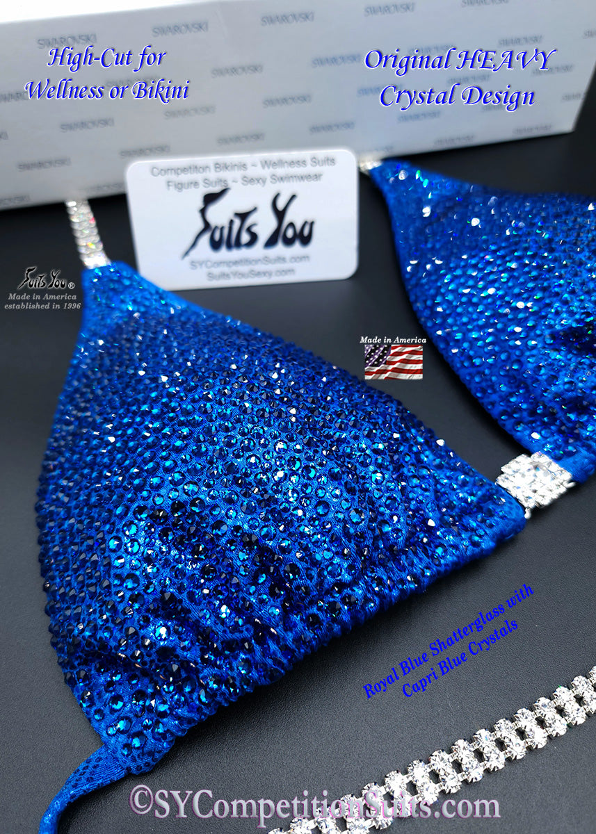 Blue In Stock Competition Bikini