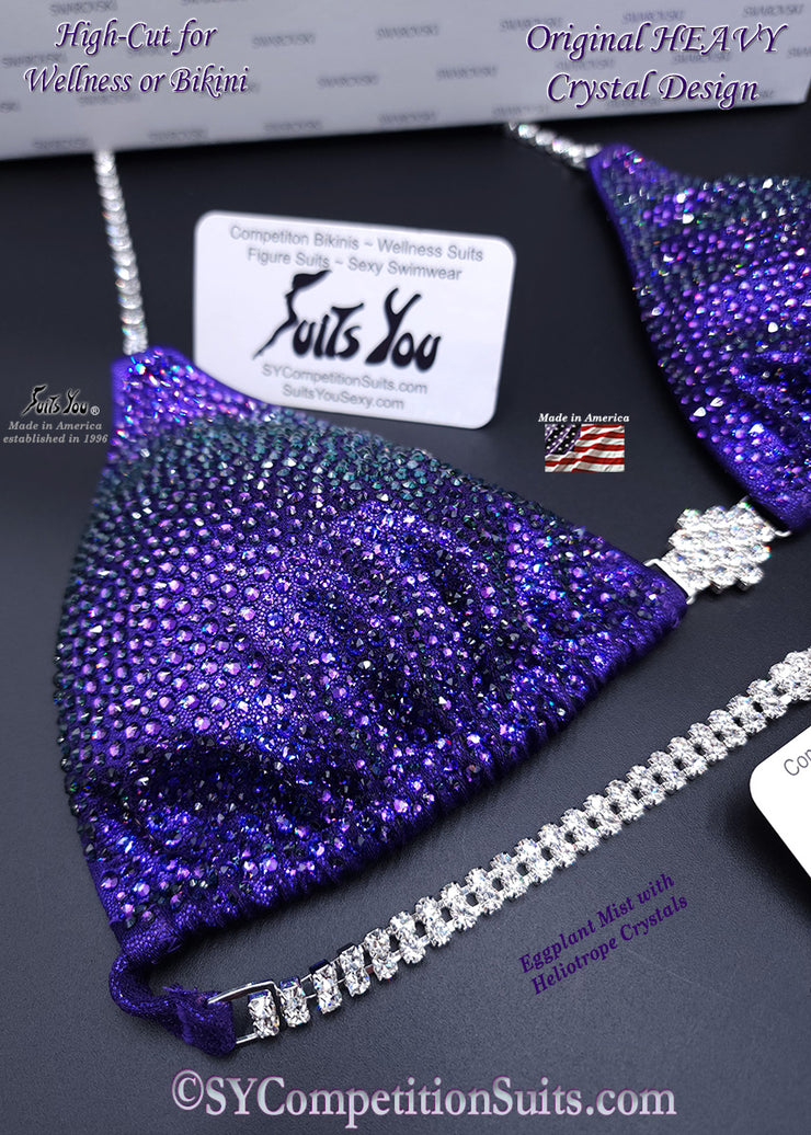 In Stock Competition Suit with Heliotrope Crystals