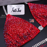 Hot Red Competition Bikini