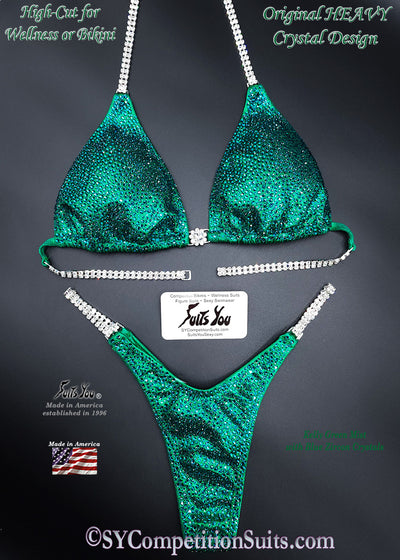 In-Stock Competitin Suit, Kelly Green
