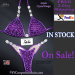 Huge Savings on this purple competition bikini