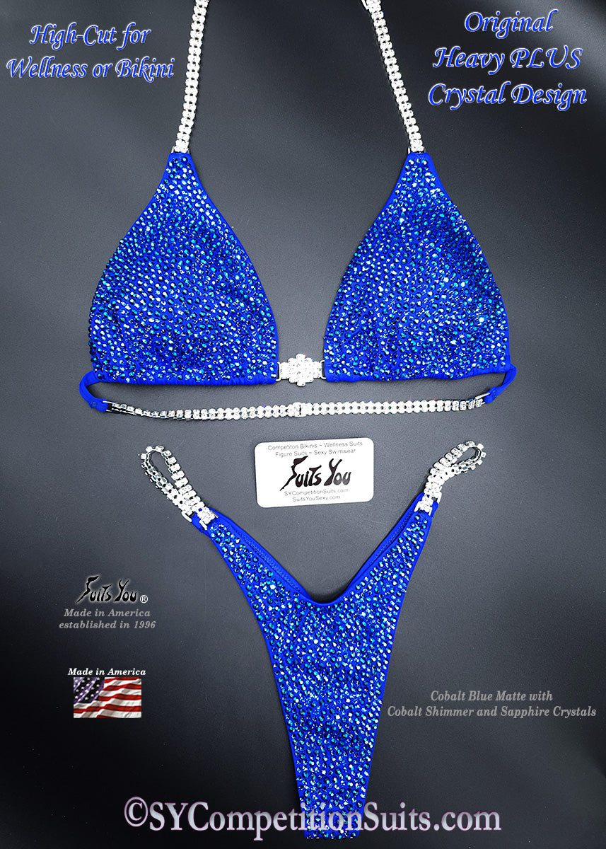 In Stock Competition Suit, Cobalt Blue