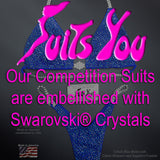 In Stock Competition Suit, Original Heavy PLUS Design, Cobalt