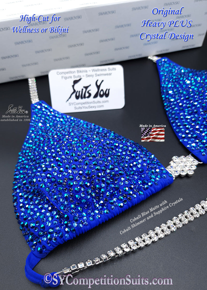 Cobalt Blue In Stock Competition Suit