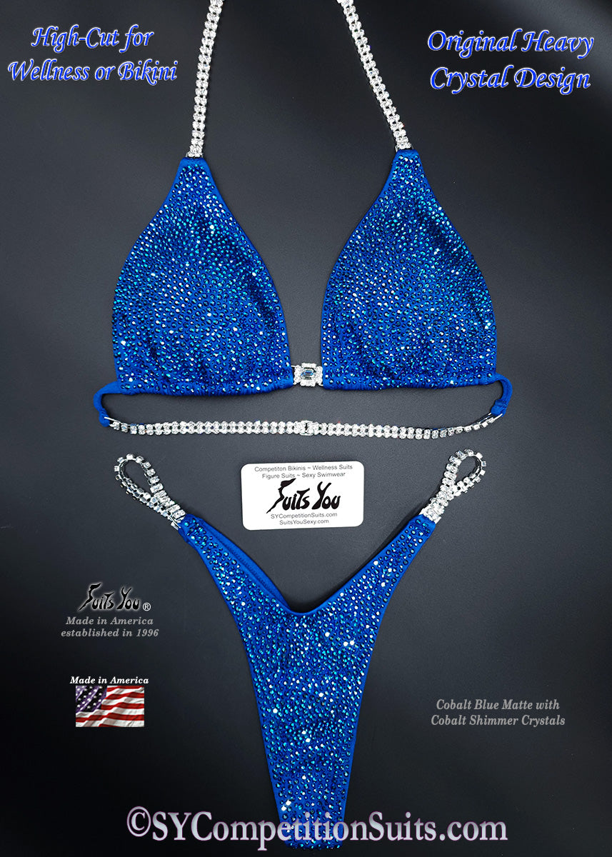 In Stock Competition Suit, Cobalt Blue