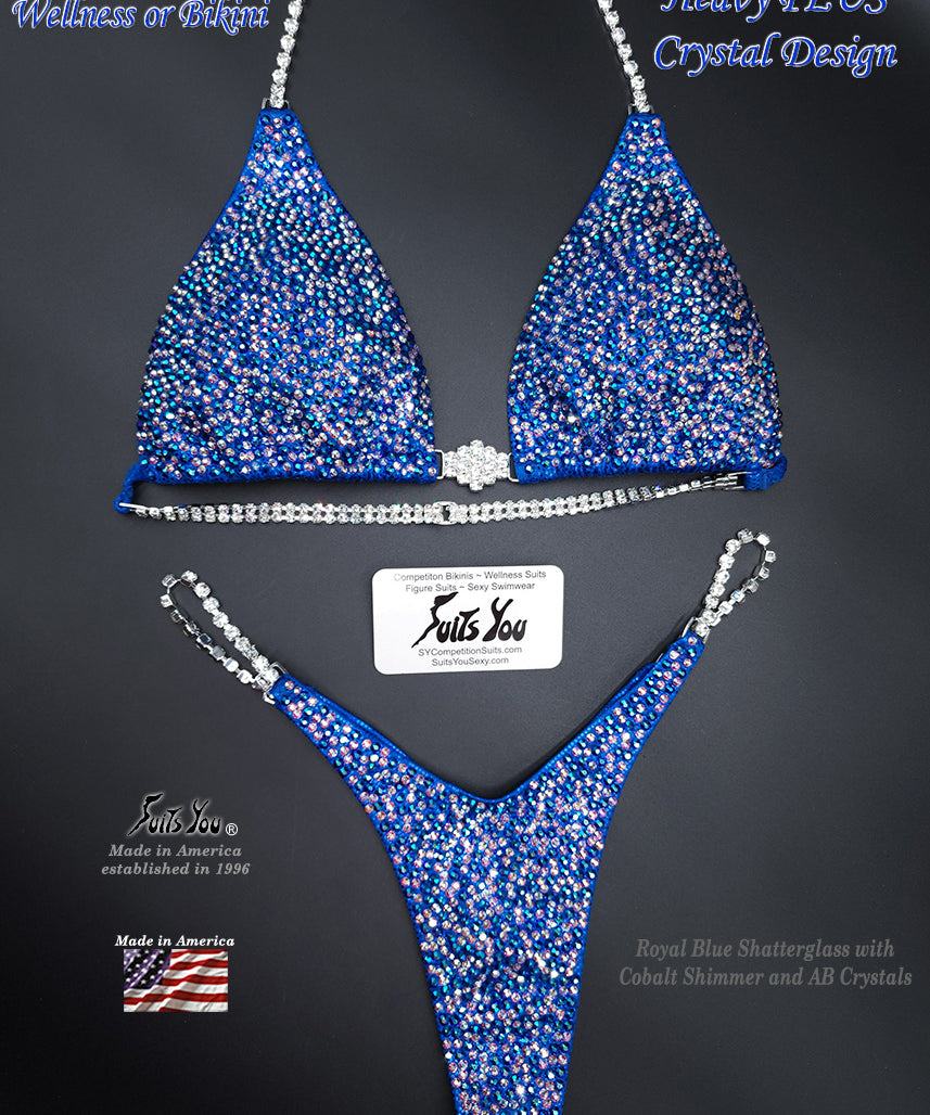 In Stock Competition Suit, Royal Blue