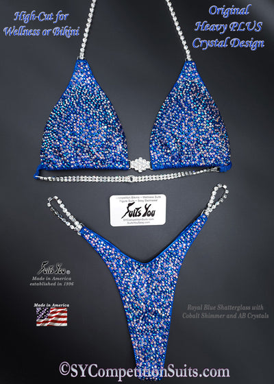 In Stock Competition Suit, Royal Blue