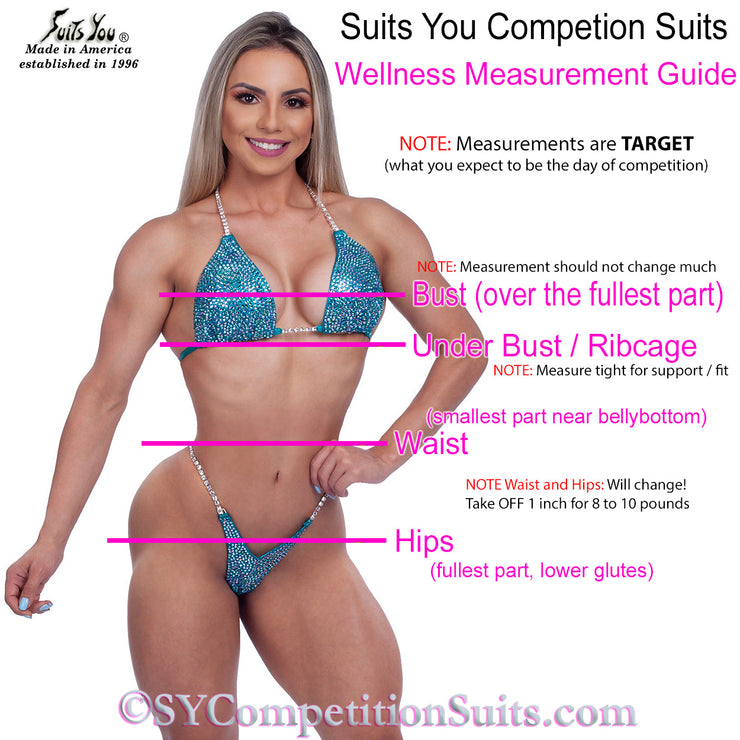 Competition Suit Measurement Guide