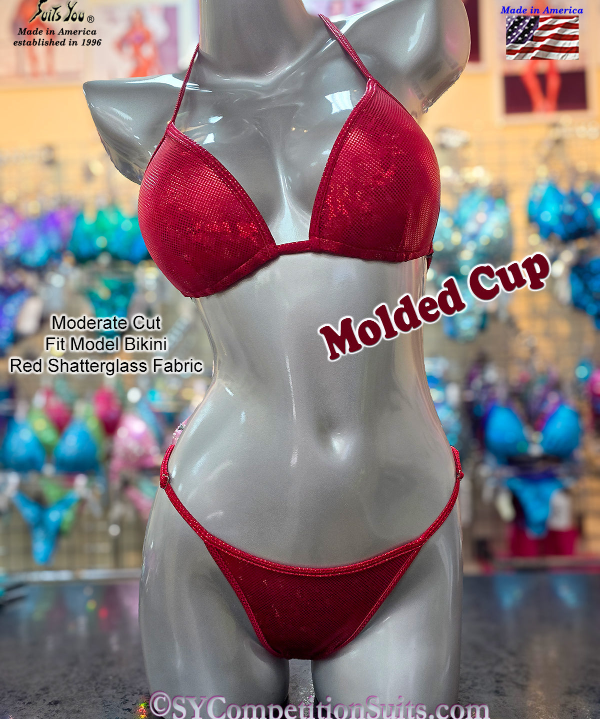 Molded Cup Fit Model Bikini | Made in America
