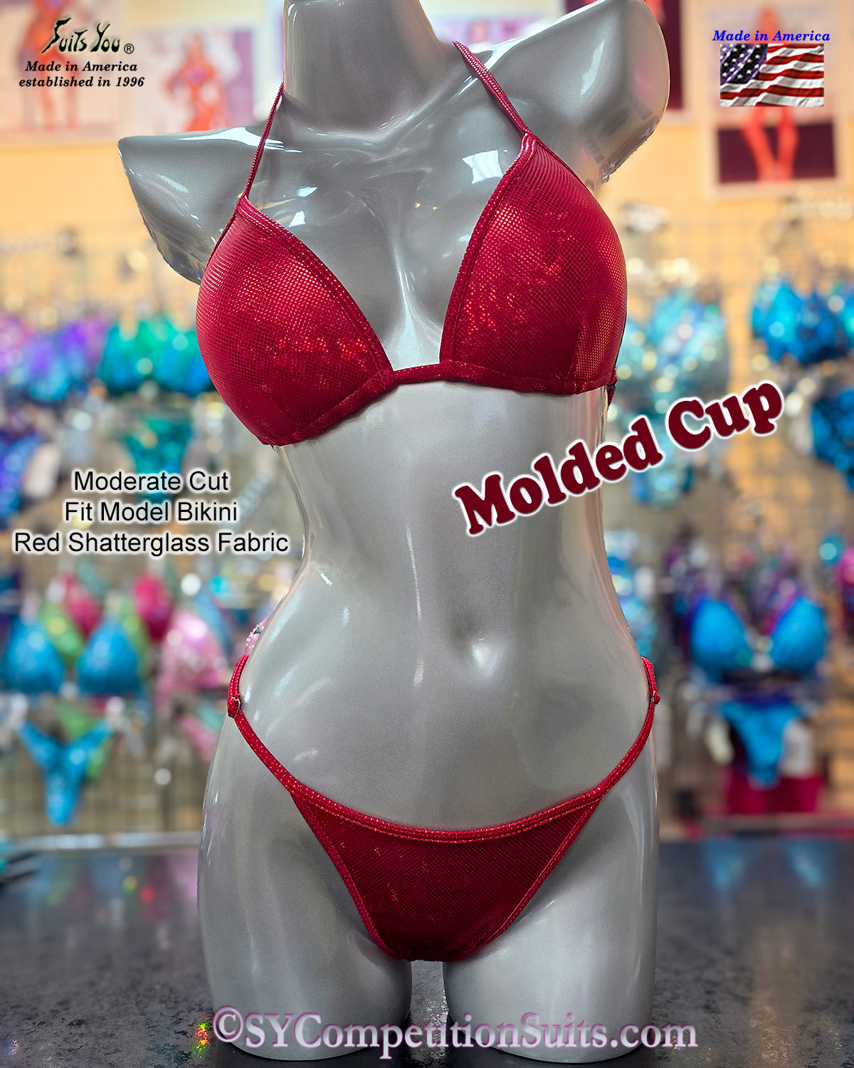 Molded Cup Fit Model Bikini | Made in America
