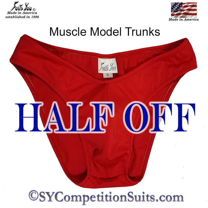 Muscle Model Trunks, Men's Posing Suits, Men's Bodybuilding