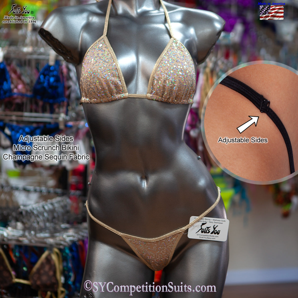 HALF OFF Sequin Posing Practice Suits