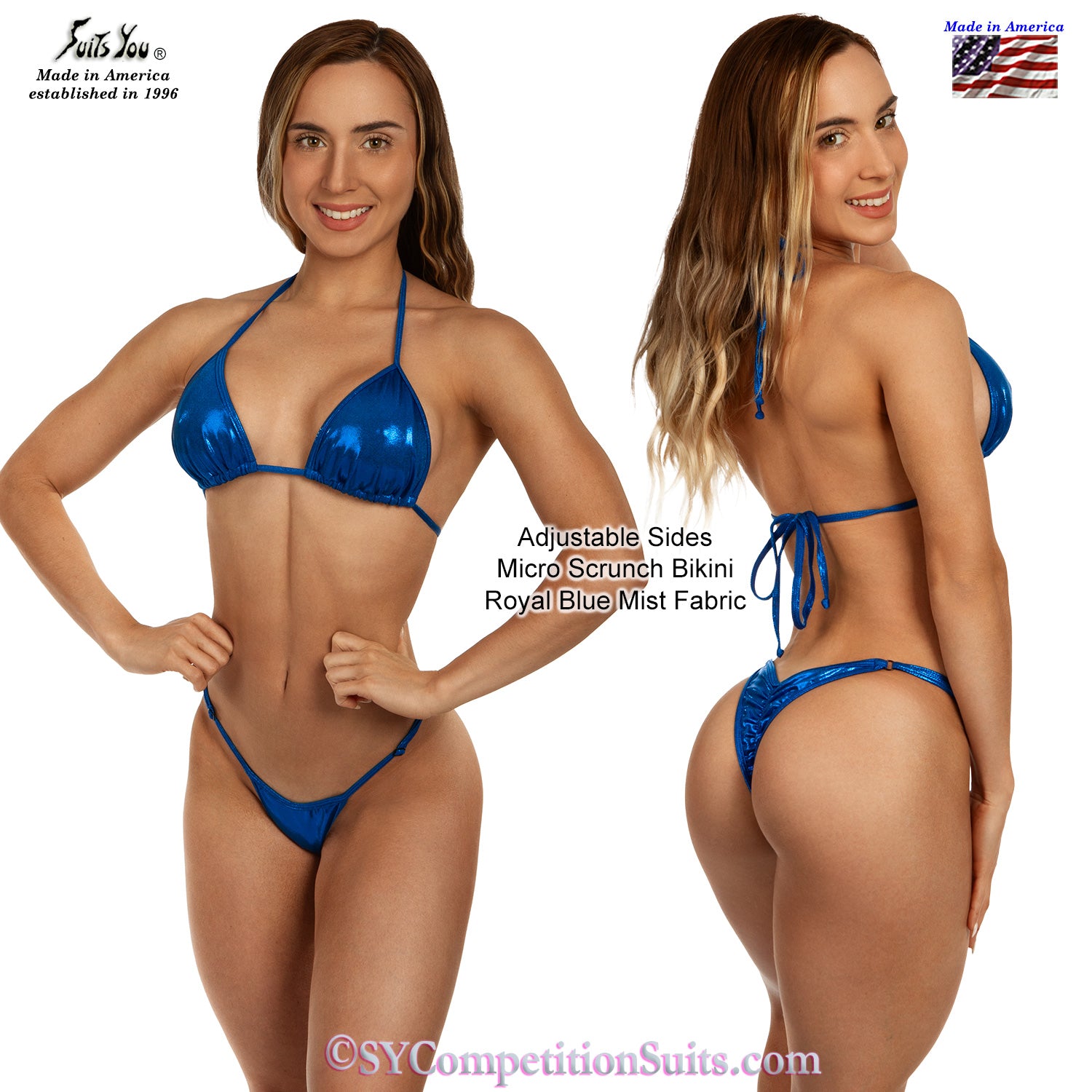 Posing practice suit with adjustable bottom – black NPC/IFBB bikini training